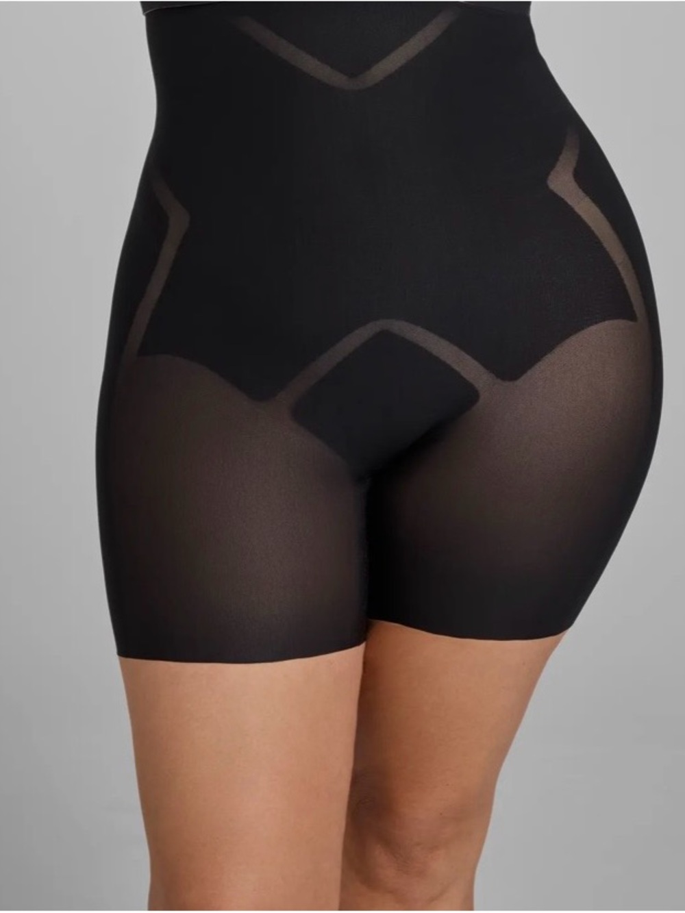 Honeylove Black Meshculp High-Waist Short Vamp